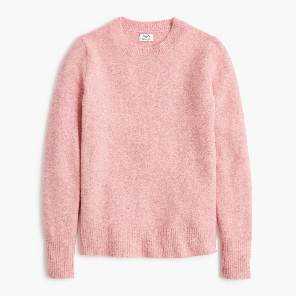 J Crew Crewneck Sweater in Extra-Soft Yarn Wool Blend NWT